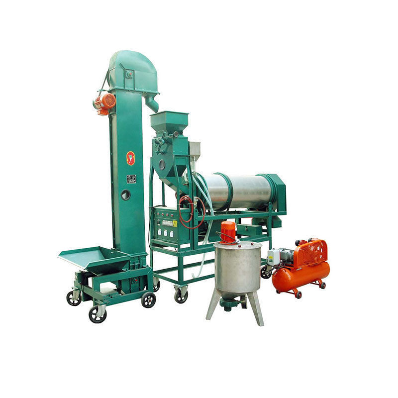 Crops Pesticides Low Damage Rate Planting Seed Coating Machine