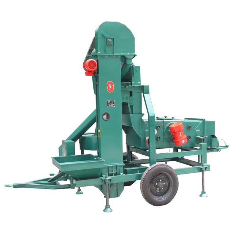 Raw Grain of Rice Vibrating Screening Cleaning Paddy Seeds Cleaning Machine