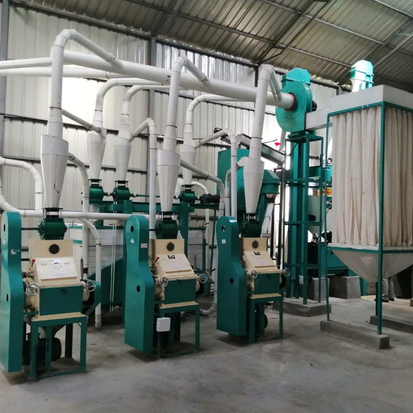 Complete Set Corn Maize Flour Mill Milling Machines From Manufacture