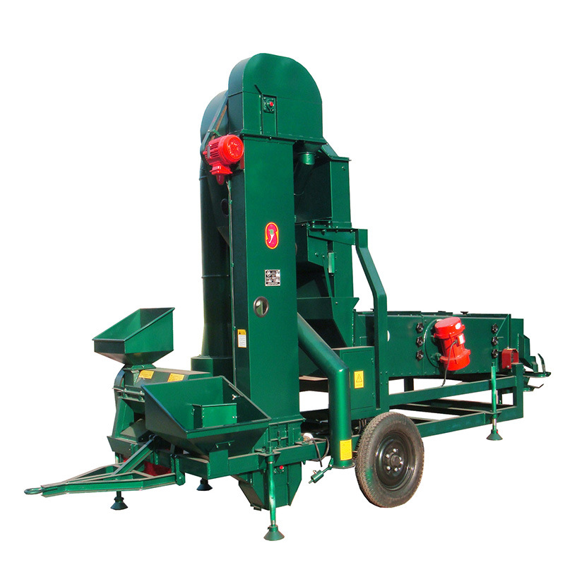 3-5t Paddy Seed Awn Removing Air Screen Cleaning Machine