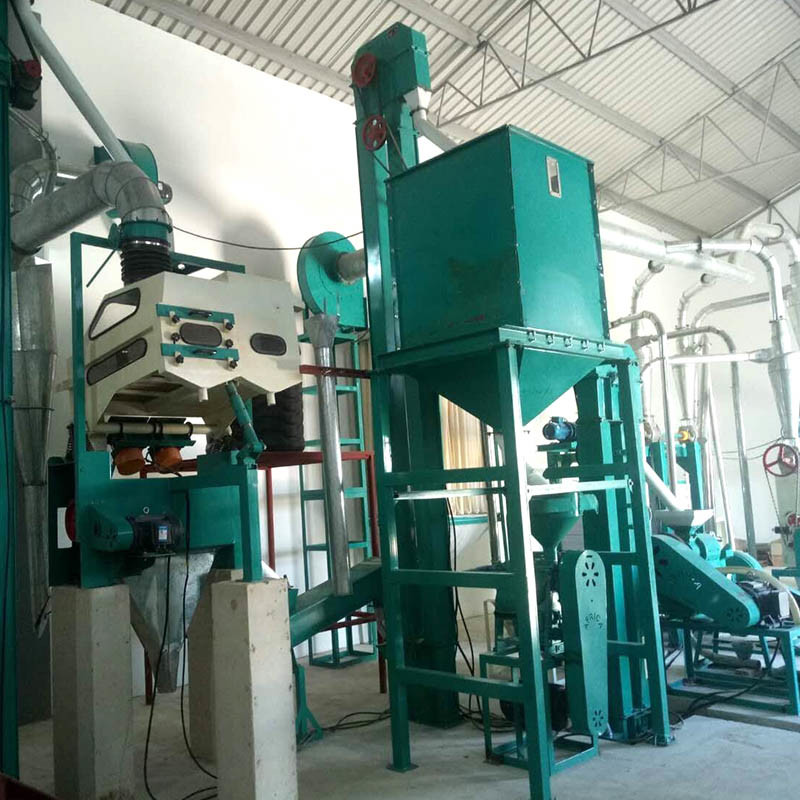 30t/24h Fully Automatic Corn Flour Milling Plant for Tanzania Super Fine Flour