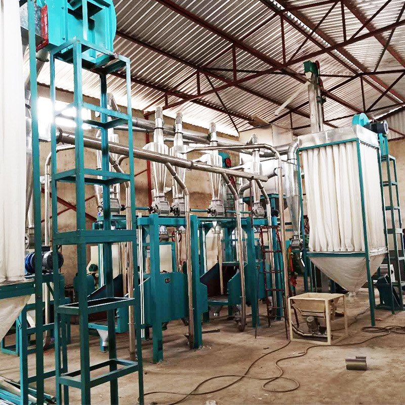 20t/24h Maize Milling Machine for Tanzania Market